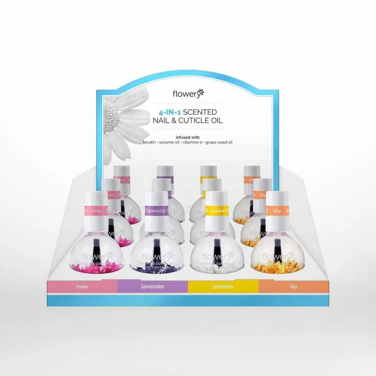 4-in-1 Scented Cuticle Oil Display
