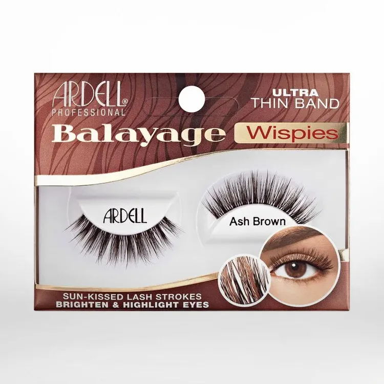 Ash Brown Balayage Wispies