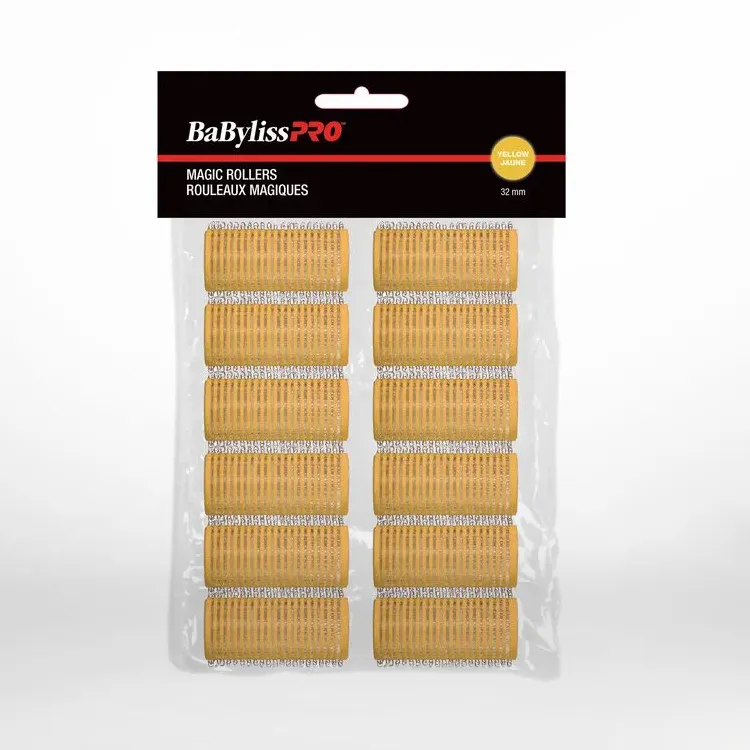 BaByliss Pro Velcro 32mm Rollers - 12 Count