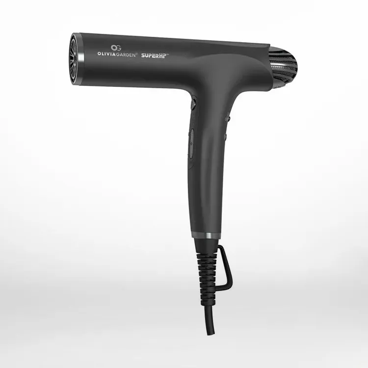 Black SuperHP High Performance Professional Hair Dryer