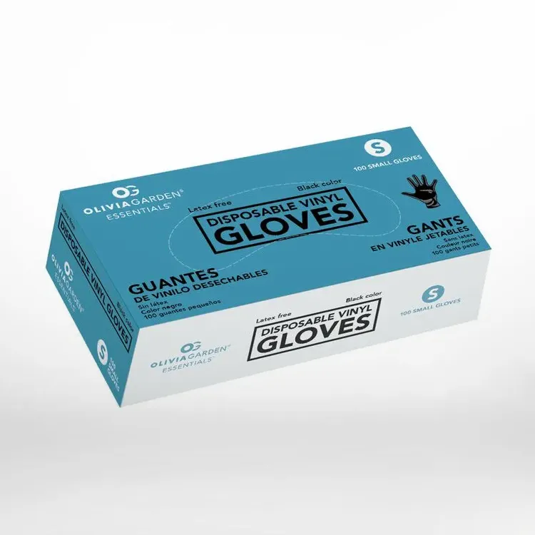 Black Vinyl Gloves Small - 100 Count