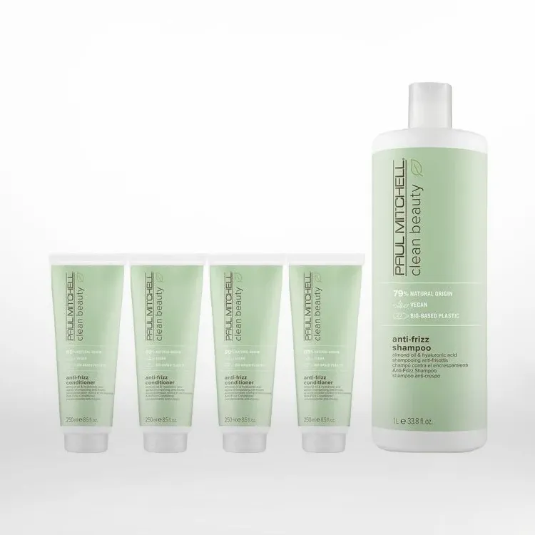 Clean Beauty Anti-Frizz Shampoo Bundle
