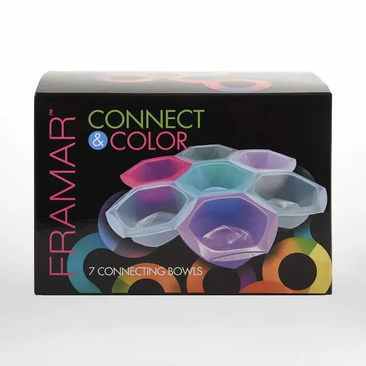 Connect and Color Bowls Rainbow 7 pack