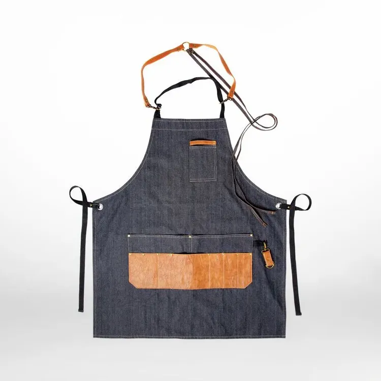 Denim Barber Apron