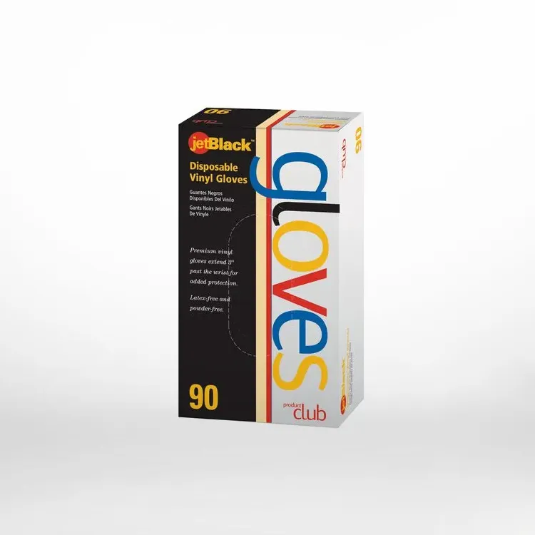 Disposable Black Vinyl Gloves Collection
