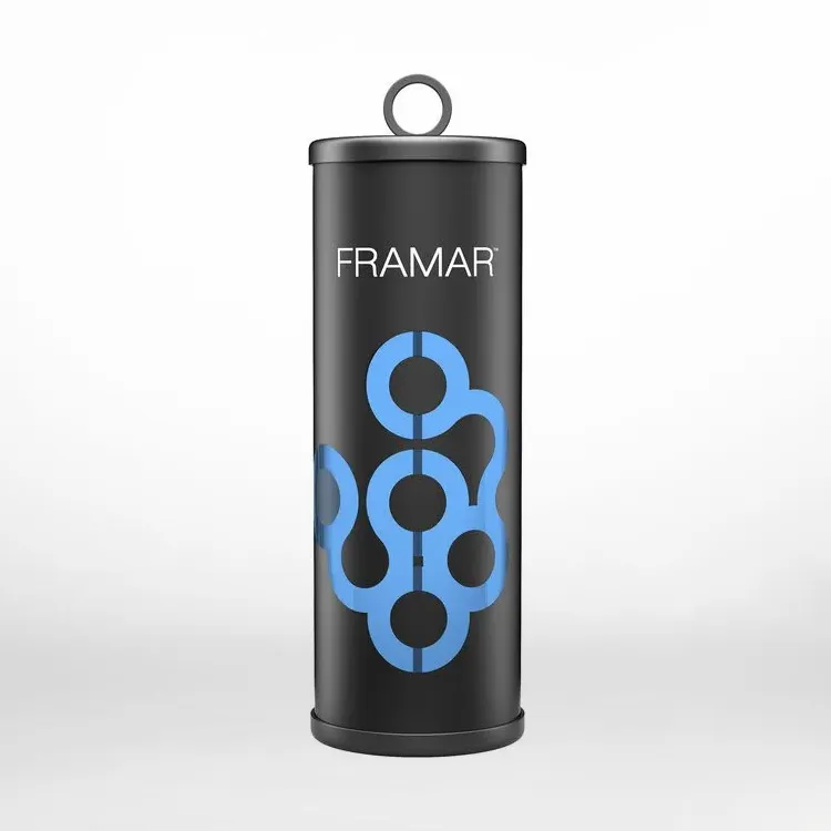 Matte Black Disinfectant Jar