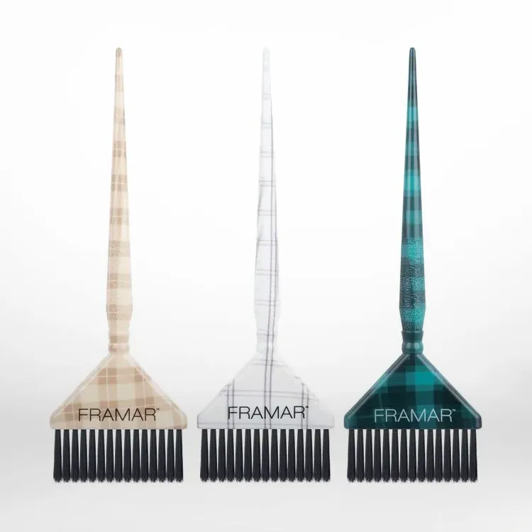 Plaid Hair Day Big Daddy Brush Set