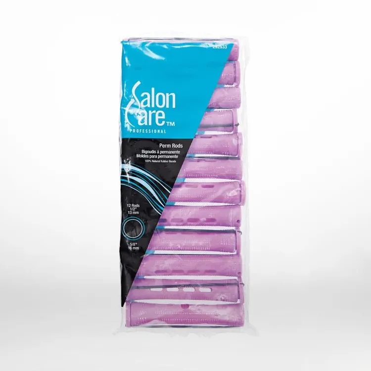 Salon Care Orchid Large Curved Perm Rods 12 Pack