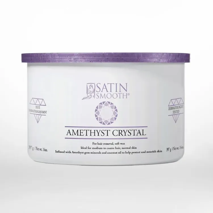 Satin Smooth Gem Wax - Amethyst Crystal