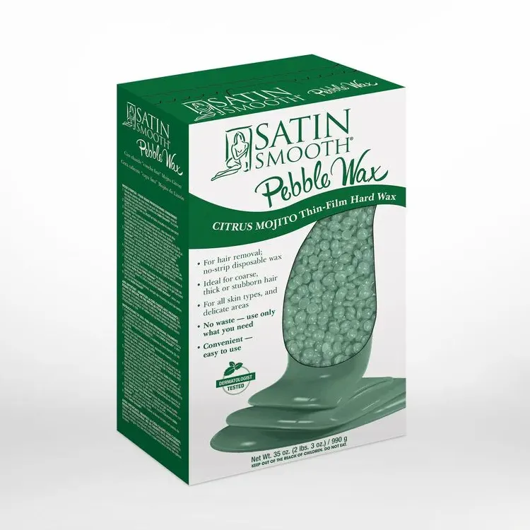 Satin Smooth Pebble Wax - Citrus Mojito Thin-Film Hard Wax