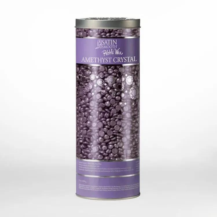 Satin Smooth Thin-Film Hard Pebble Wax - Amethyst Crystal
