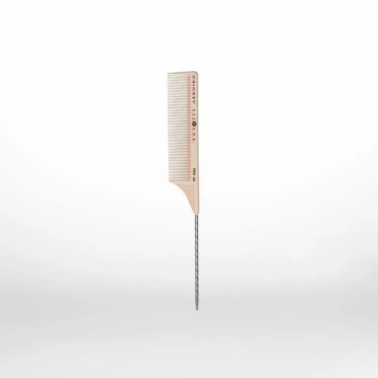 Silkomb Pro-50 Fine Tooth Metal Rattail Comb